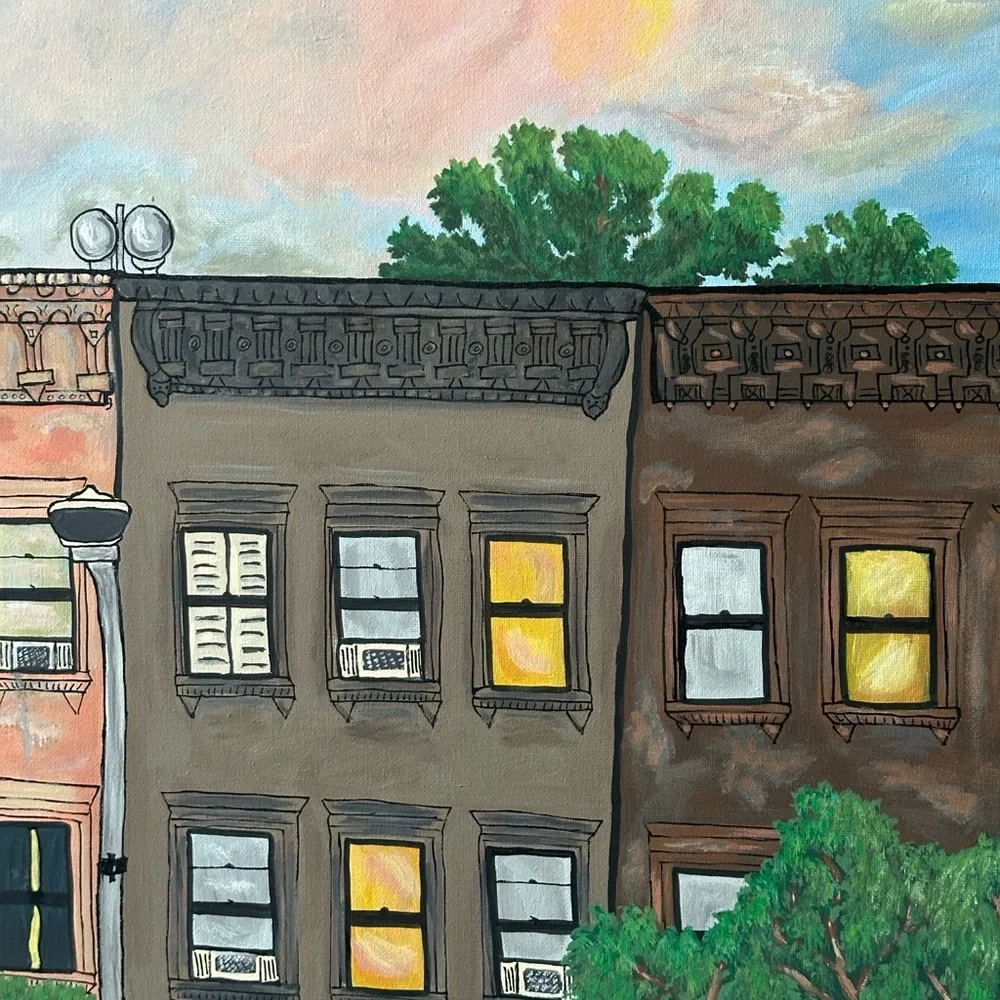 Original Art “Heaven over Brooklyn” 2024 - Picture 3 of 4